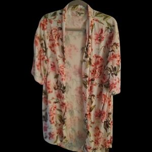 Floral Kimono Cardigan "Show Me Your MUMU" FLORAL MULTICOLORED PLUS SIZE